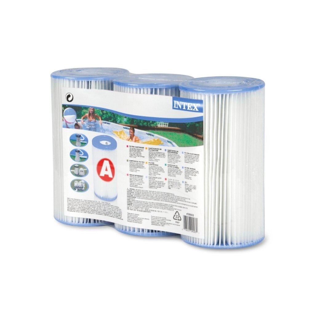 Картридж для фильтр-насоса 10.5х20 см, 3 шт, Intex, A, 29003 intex mid rice airbed 64116