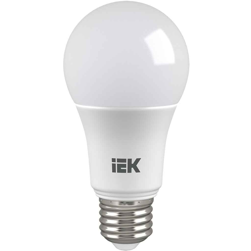 Лампа светодиодная E27, 20 Вт, 100 Вт, 230 В, груша, 4000 К, свет нейтральный белый, IEK, A60, LED белый свет