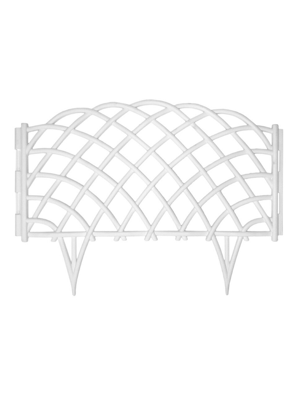 Забор декоративный пластмасса, Диорит, Диадема, 32х270 см, белый, 46682