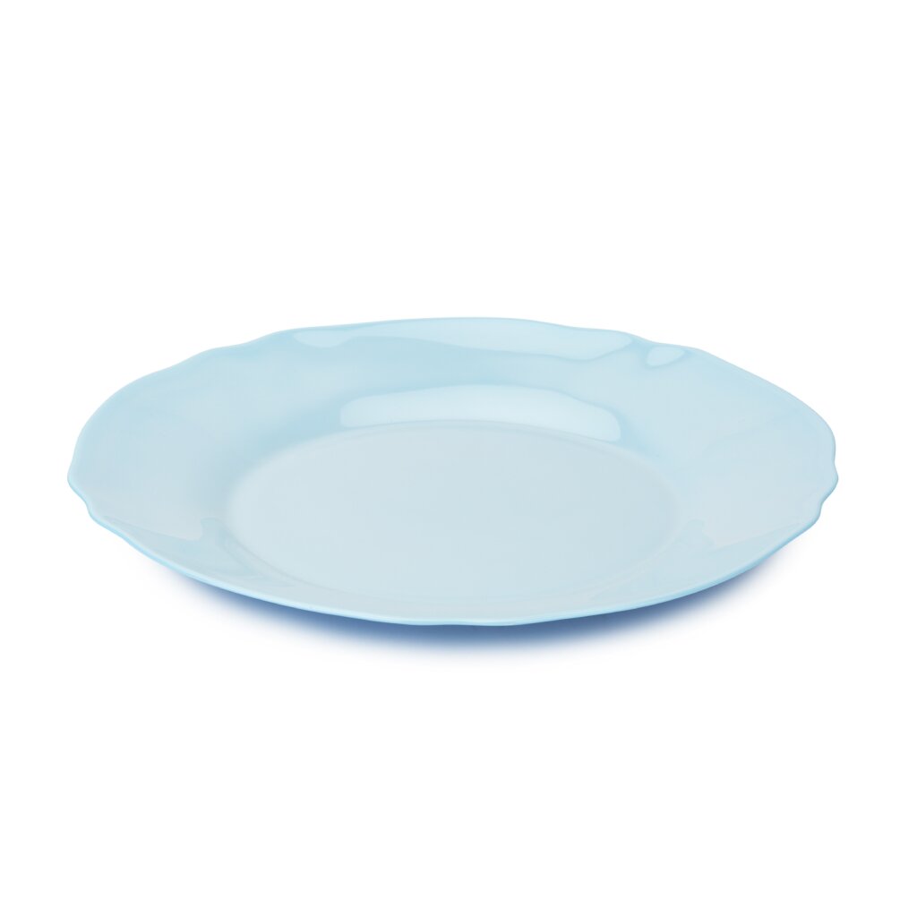 Тарелка обеденная, стеклокерамика, 24 см, круглая, Louis XV Light blue, Luminarc, Q3699 тарелка обеденная luminarc дивали гранит p0870 25см