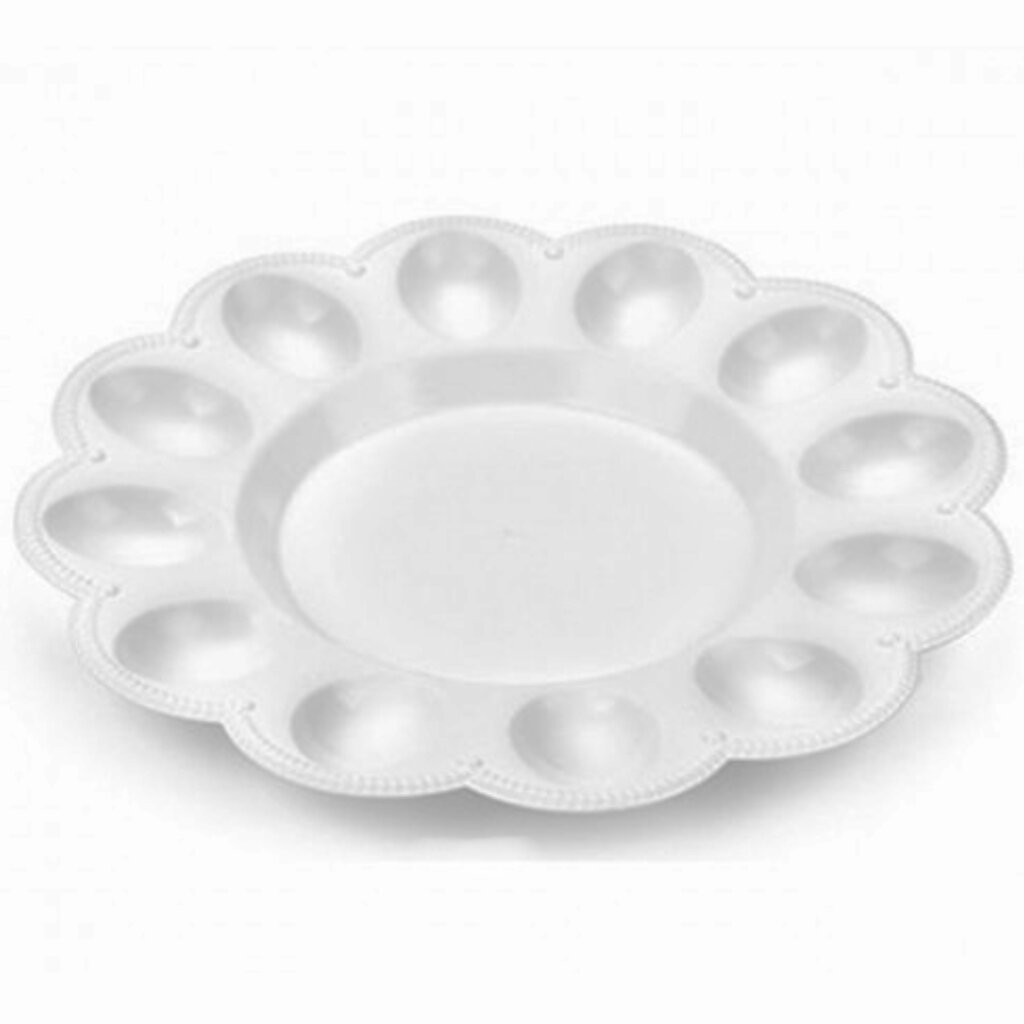 Тарелка пластик, для яиц, 24 см, Berossi, ИК 22101000