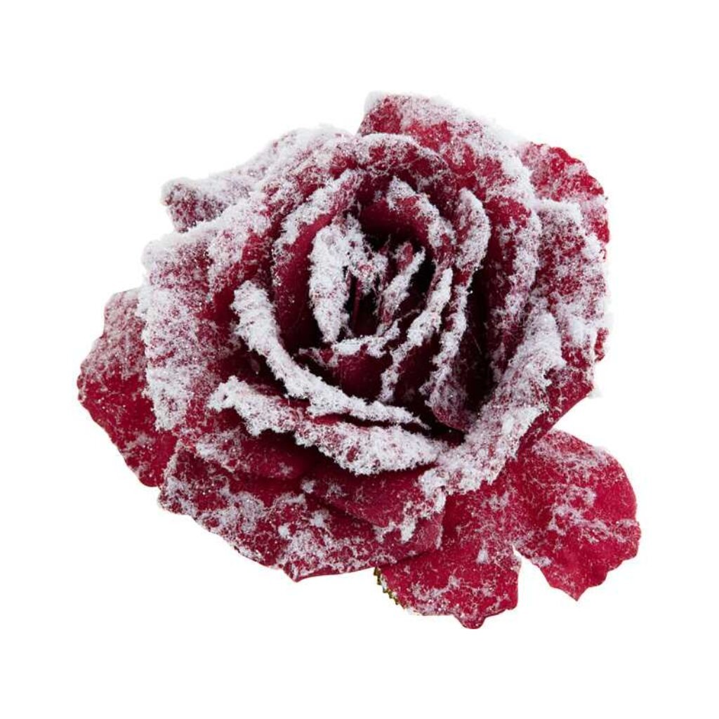 Цветок искусственный декоративный Роза, 15 см, 210-226