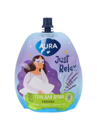 Гель для душа Aura, Лаванда, 250 мл, дой-пак