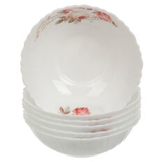 Салатник стеклокерамика, круглый, 6 шт, 15 см, 0.44 л, Шарм, TW60