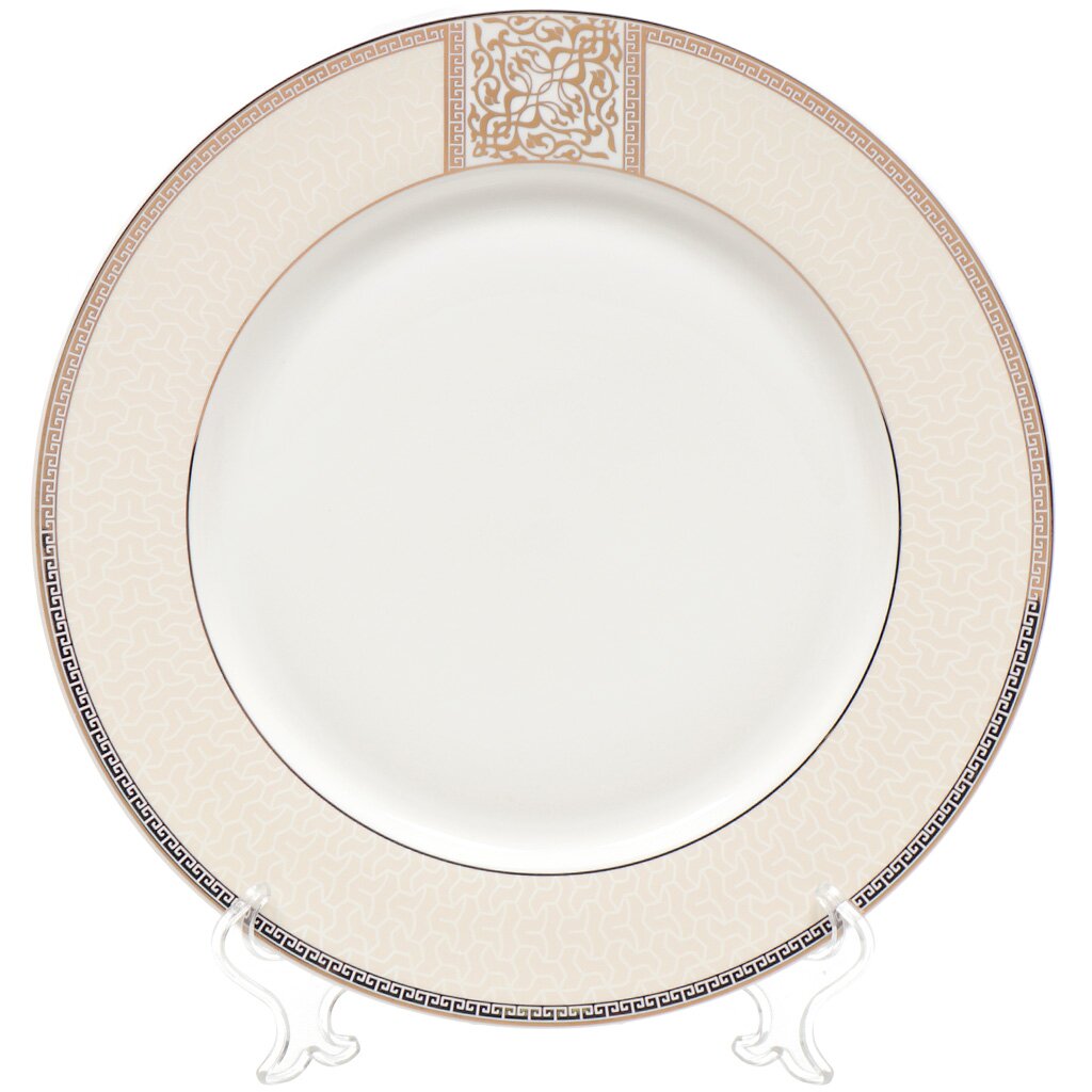 Тарелка обеденная, фарфор, 27 см, круглая, Dynasty, Fioretta, TDP081/TDP081-1 тарелка обеденная 26 см фарфор f белая ideal white
