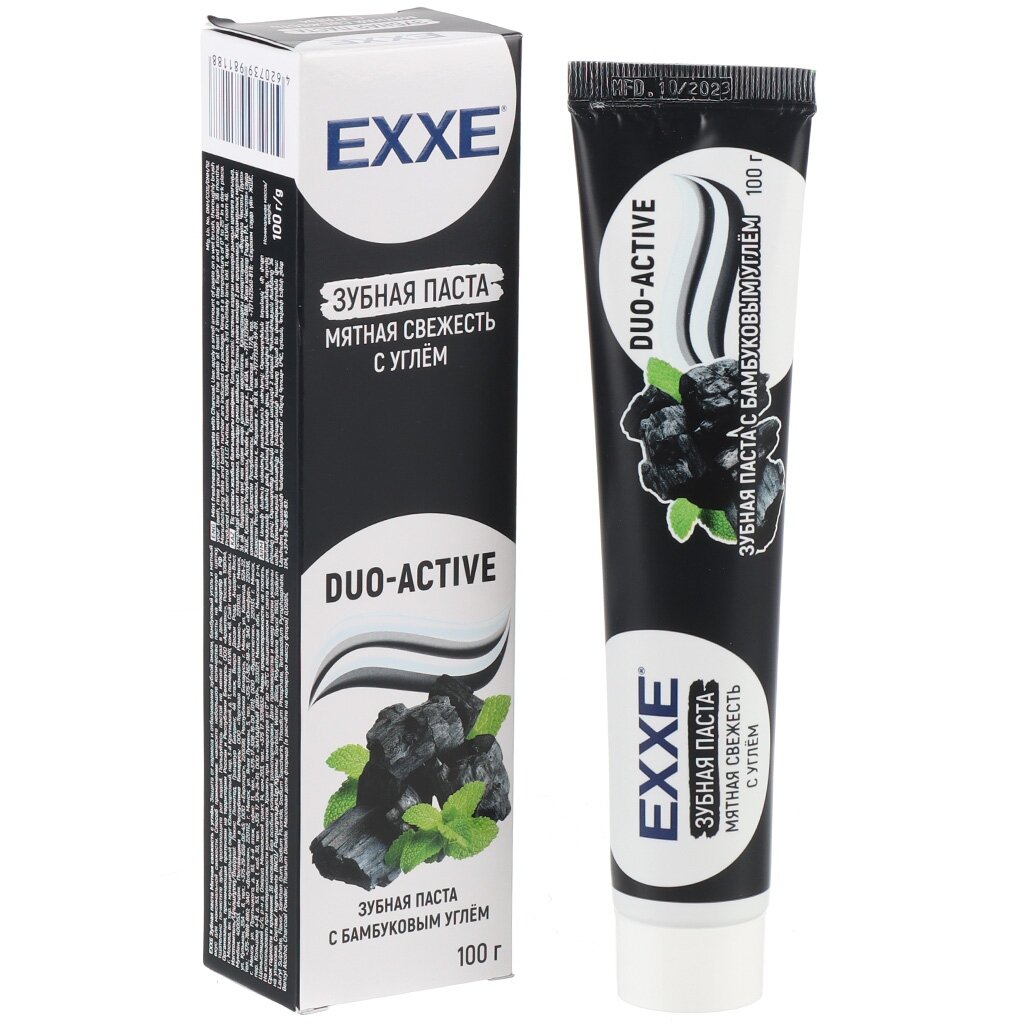 Зубная паста Exxe, Мятная свежесть, 100 г perioe зубная паста против образования зубного камня clinx strong mint
