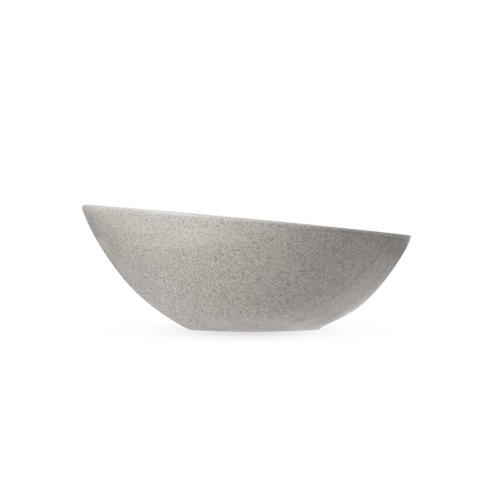 Салатник керамика, круглый, 23 см, Inclined Grey, Fioretta, TDB033 набор посуды керамика 3 шт единорог тарелка 18 см салатник 15 см кружка 230 мл daniks c518