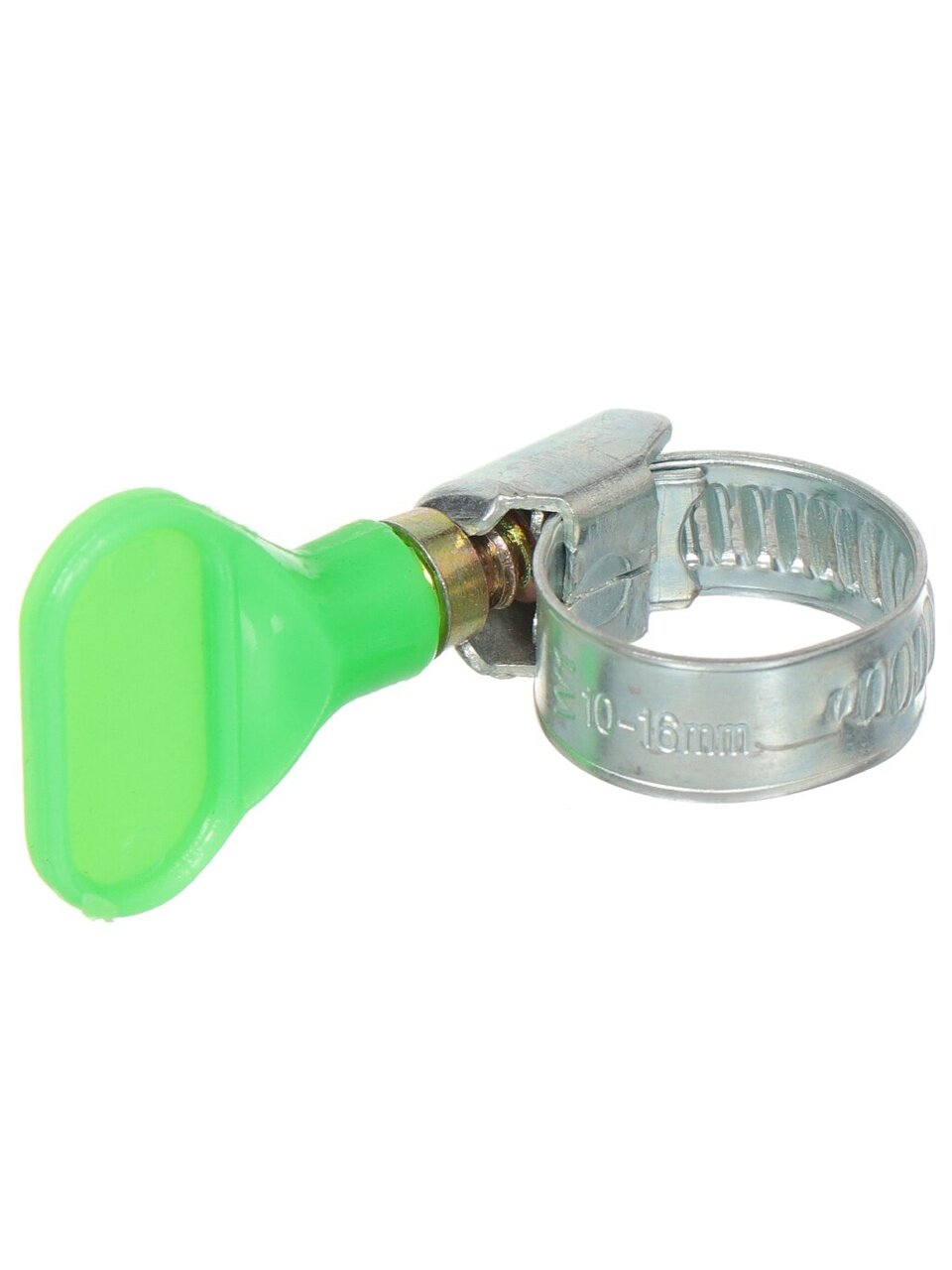 Хомут обжимной червячный с барашком, 10-16 мм, W1