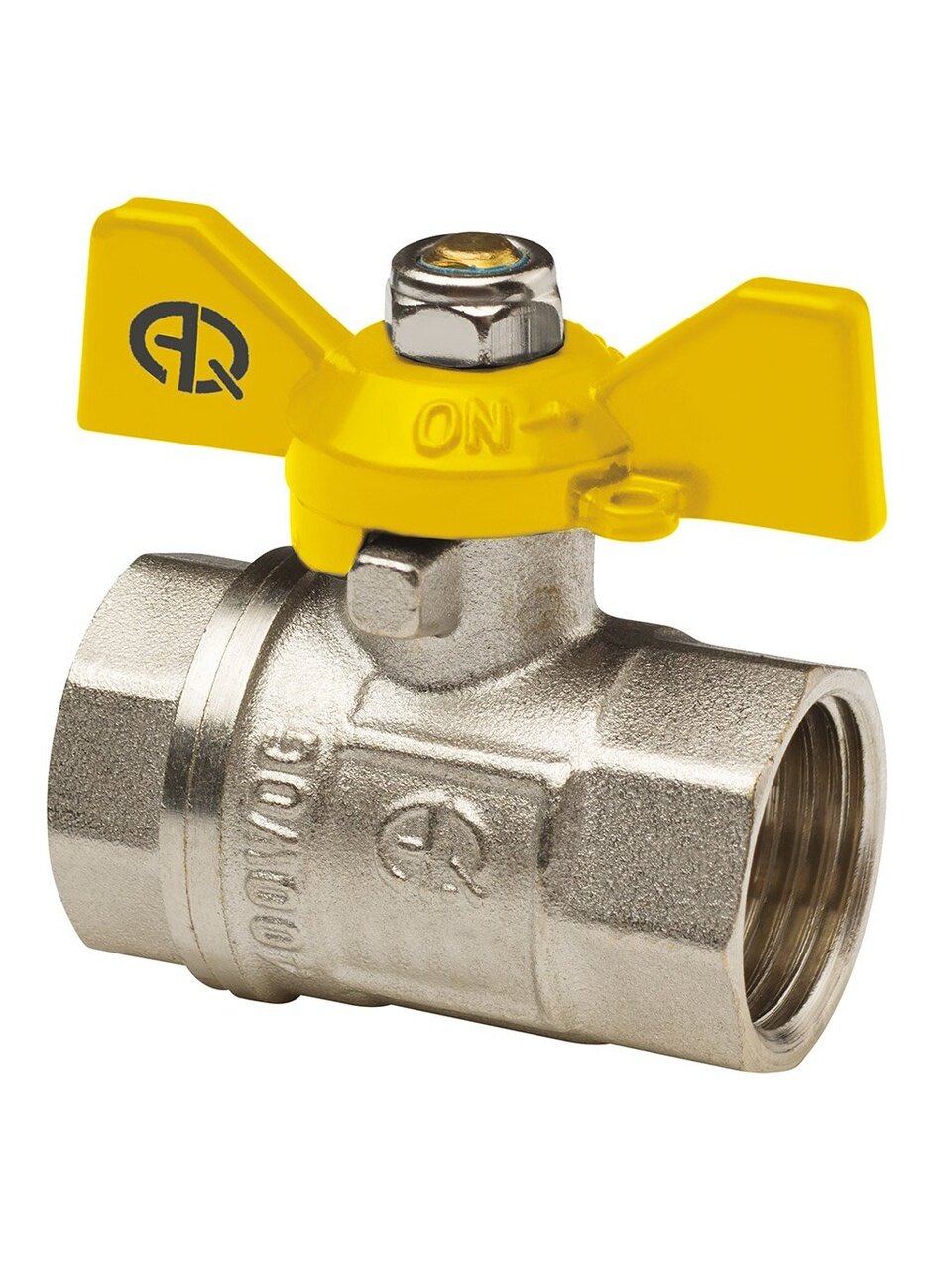 Кран для газа г-г, 1/2'', ручка-бабочка, AquaLink