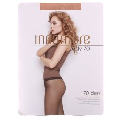 Колготки Innamore, Lady, 70 DEN, р. 2, daino/загар, прозрачные с плоским швом