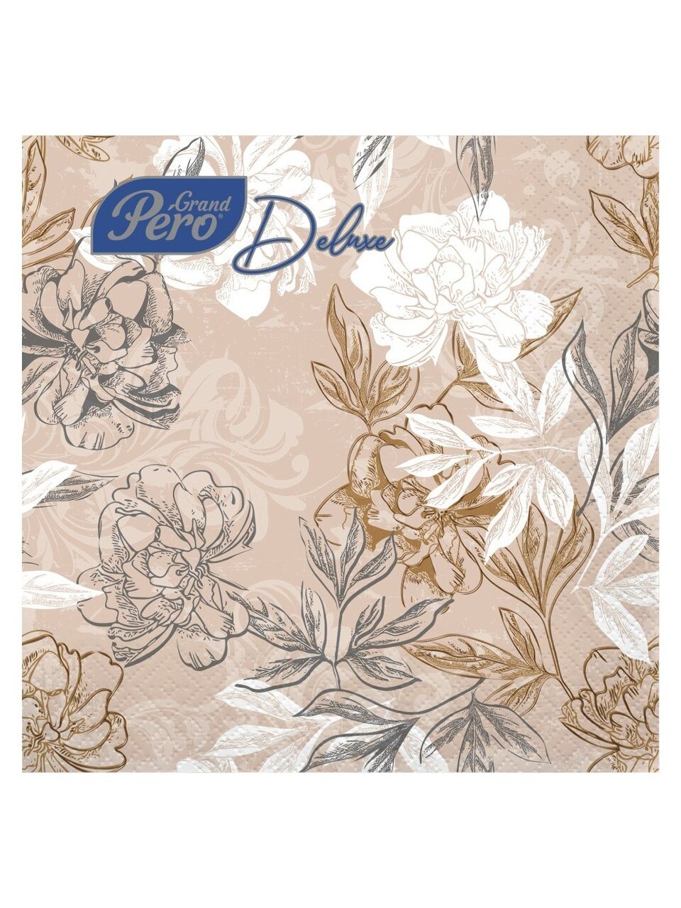 Салфетки Лилия, Сонет, 20 шт, 3 слоя, 33х33 см