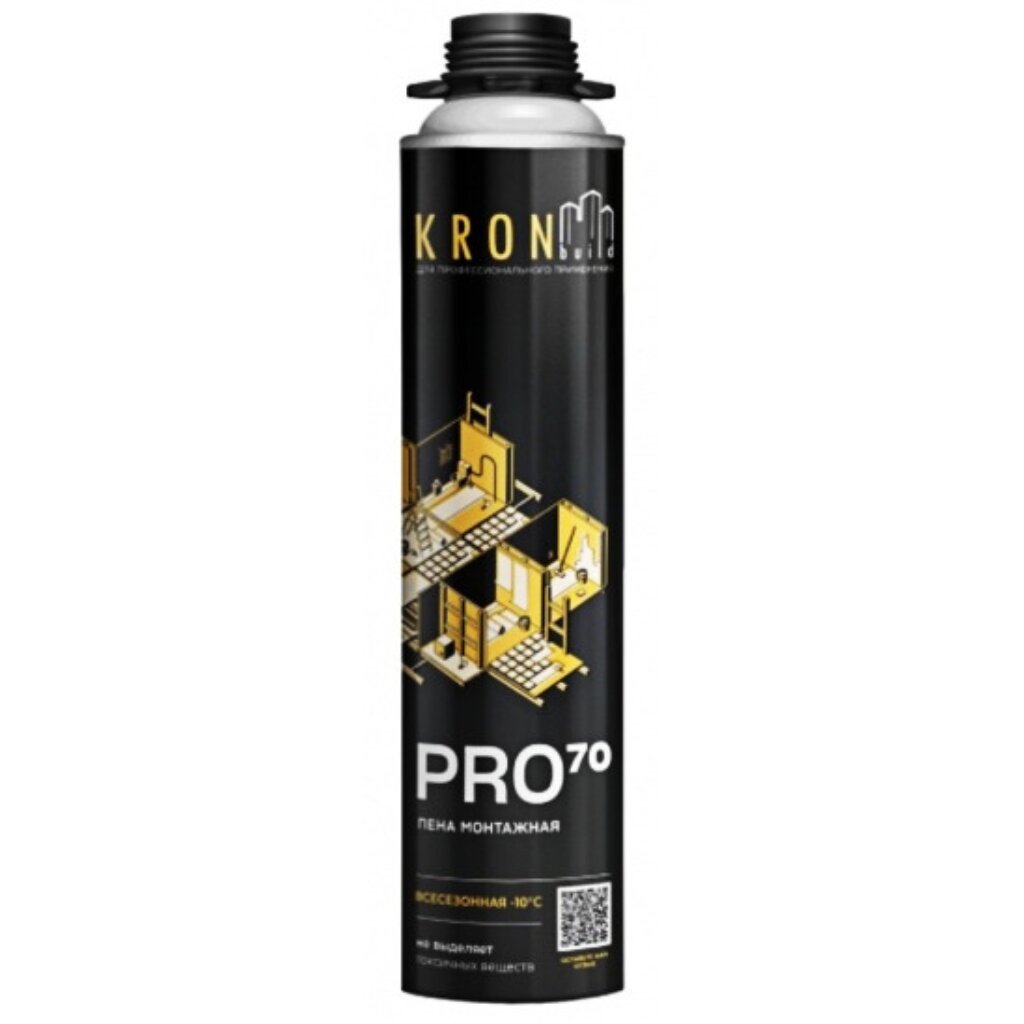 Пена монтажная Kronbuild Всесезонная PRO профессиональная 950 г всесезонная FAS70 569₽