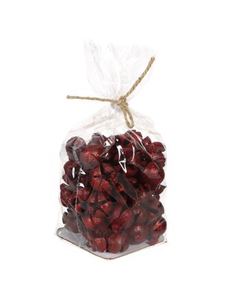 Набор шишек 10х10х11 см, красный, SYSGL-4621183