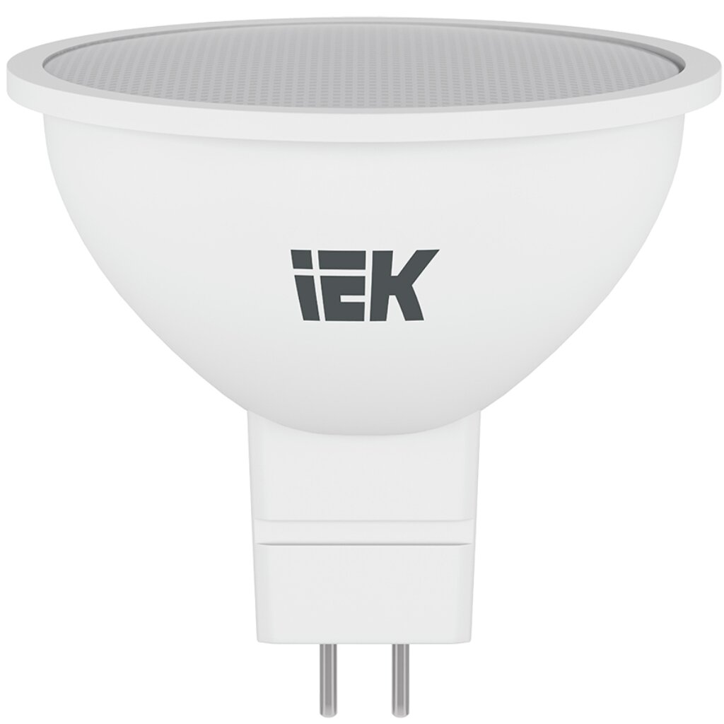 Лампа светодиодная GU5.3, 9 Вт, 60 Вт, 230 В, софит, 6500 К, свет холодный дневной, IEK, MR16, LED рефлектор godox rft 19 pro для led осветителей