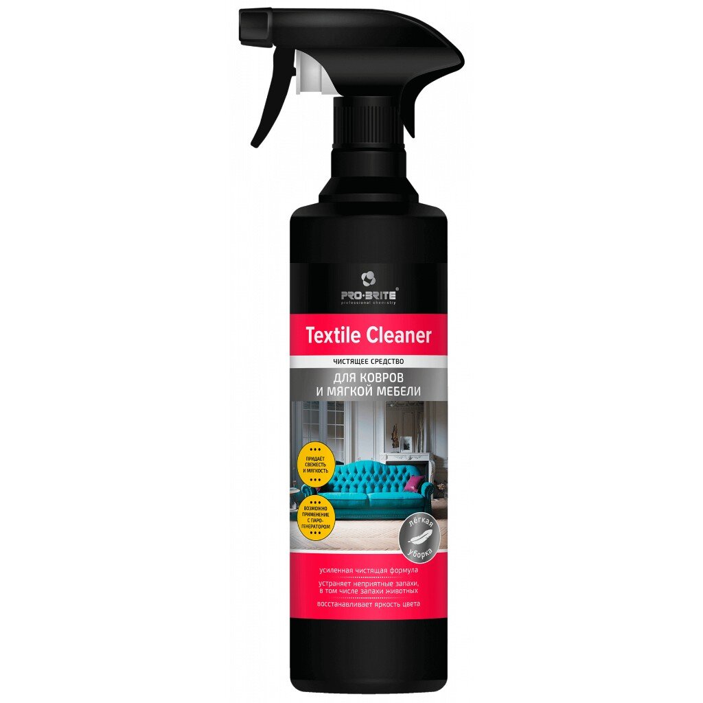 Чистящее средство Pro-Brite, Textile Cleaner, для ковров и обивки мебели, 500 мл