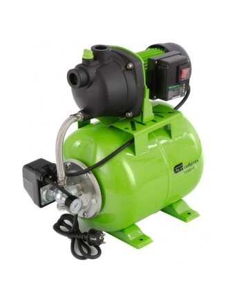 Насосная станция Сибртех, 850 Вт, диаметр 1 мм, глубина погружения 8 м, максимальный напор 42 м, 3.5 м³/ч, НС850-П