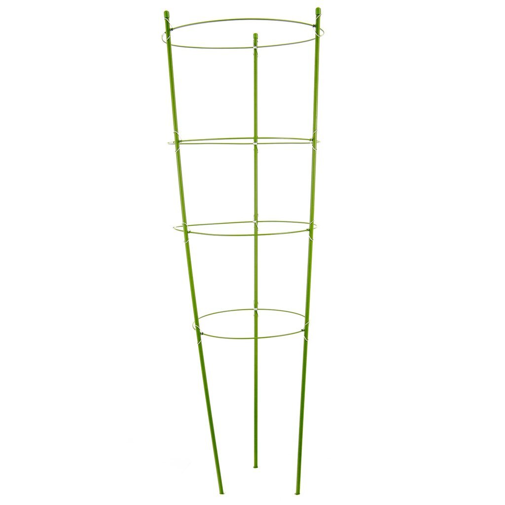 Поддержка для растений круглая h 90см, металл в пластике, 4кольца, Palisad, 644025