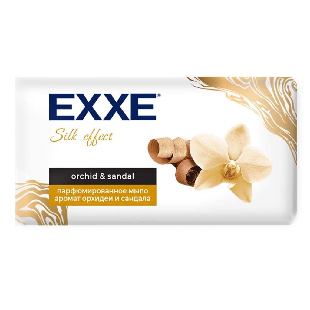 Мыло Exxe, Орхидея и сандал, 140 г, парфюмированное крем мыло косметическое exxe 1 1 спелая вишня 4 шт 75 г