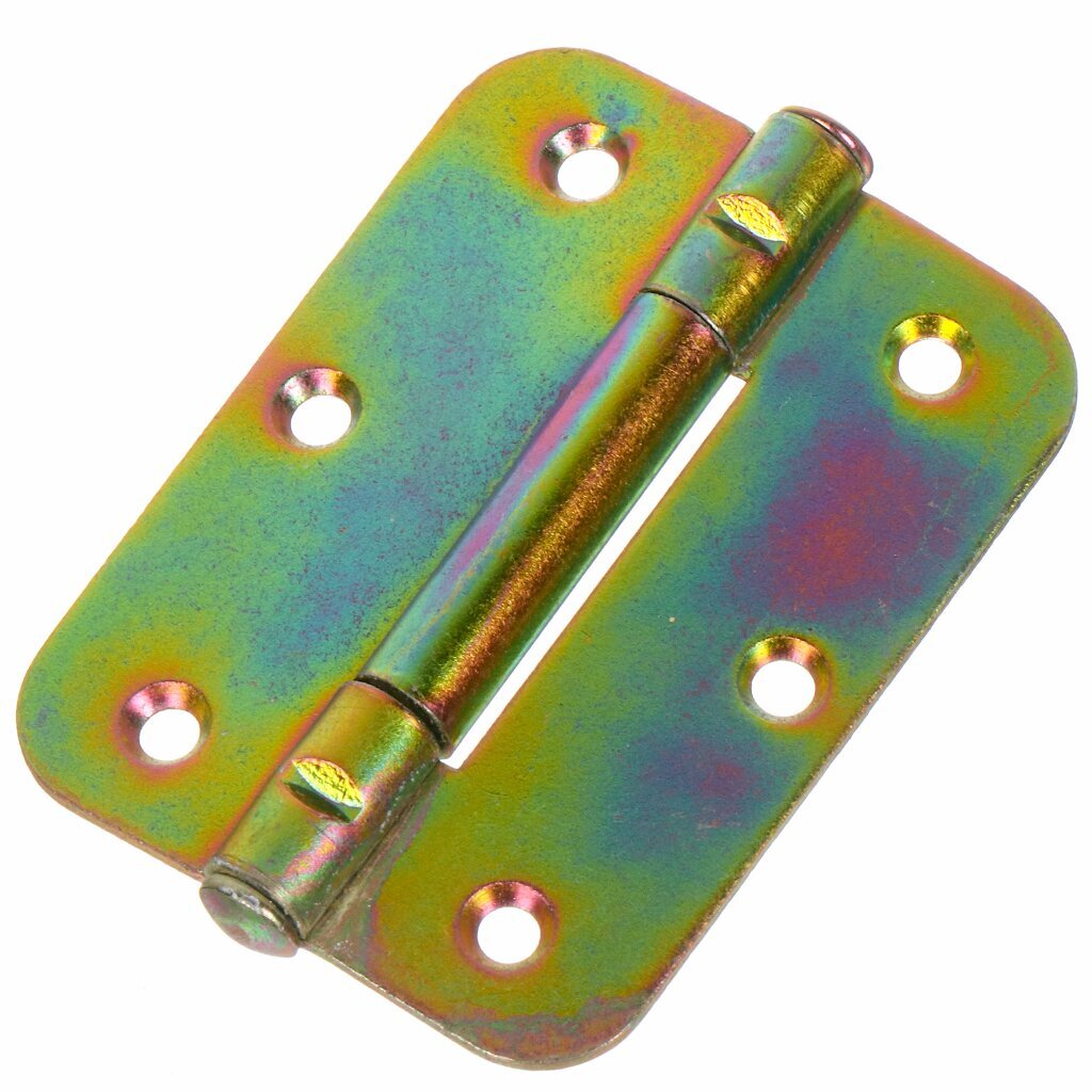 Петля накладная для деревянных дверей, 80 мм, ПН5-80У, оцинкованная