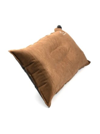 Подушка самонадувающаяся Следопыт, 46х30х8 см, премиум, коричневая, PF-KS-08