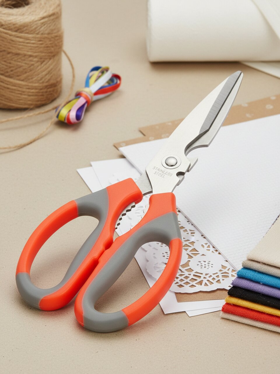 Ножницы универсальные, 210 мм, в ассортименте, Y4-11250