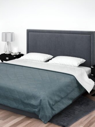 Покрывало евро, 210х240 см, 100% полиэстер, микрофибра, синтепон 80 г/м3, двухстороннее, Бояртекс, 17-4111