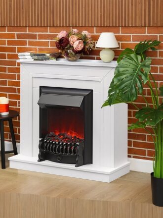 Электрокамин RealFlame, Naomi R STD WTM-F511, белый, Fobos-S LUX BL