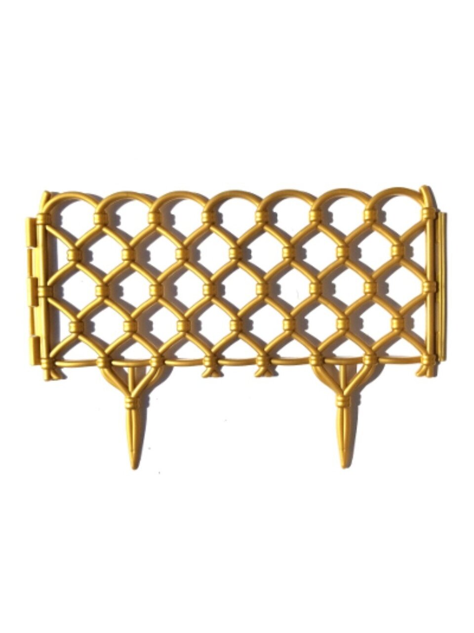 Забор декоративный пластмасса, Диорит, Фаберже, 28х280 см, золотой, 15304