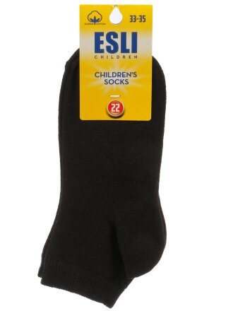 Носки дет. Е19С-143СПЕ р.22 короткие черный 000