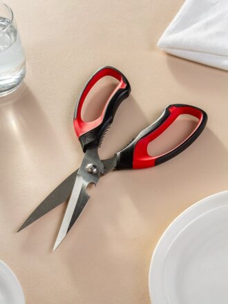 Ножницы кухонные, навеска, 21.5 см, нержавеющая сталь, Y4-9564