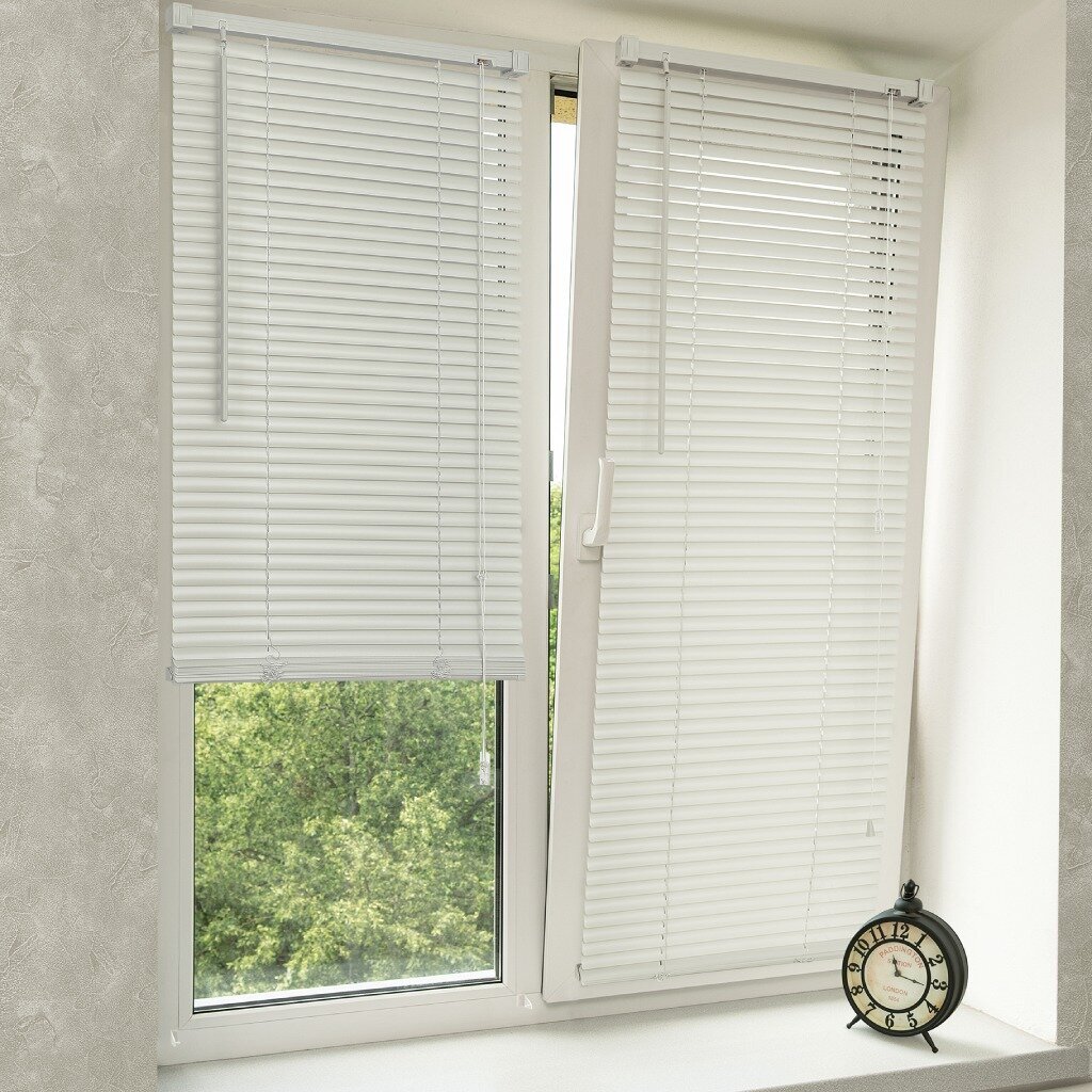 Жалюзи пластик, 50х160 см, белые, NO.RF-M-009
