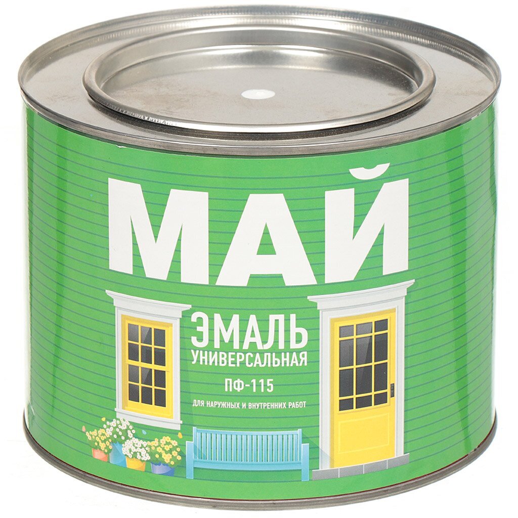 Эмаль ПФ-115 Ярославские краски Май голубая, 1.9 кг