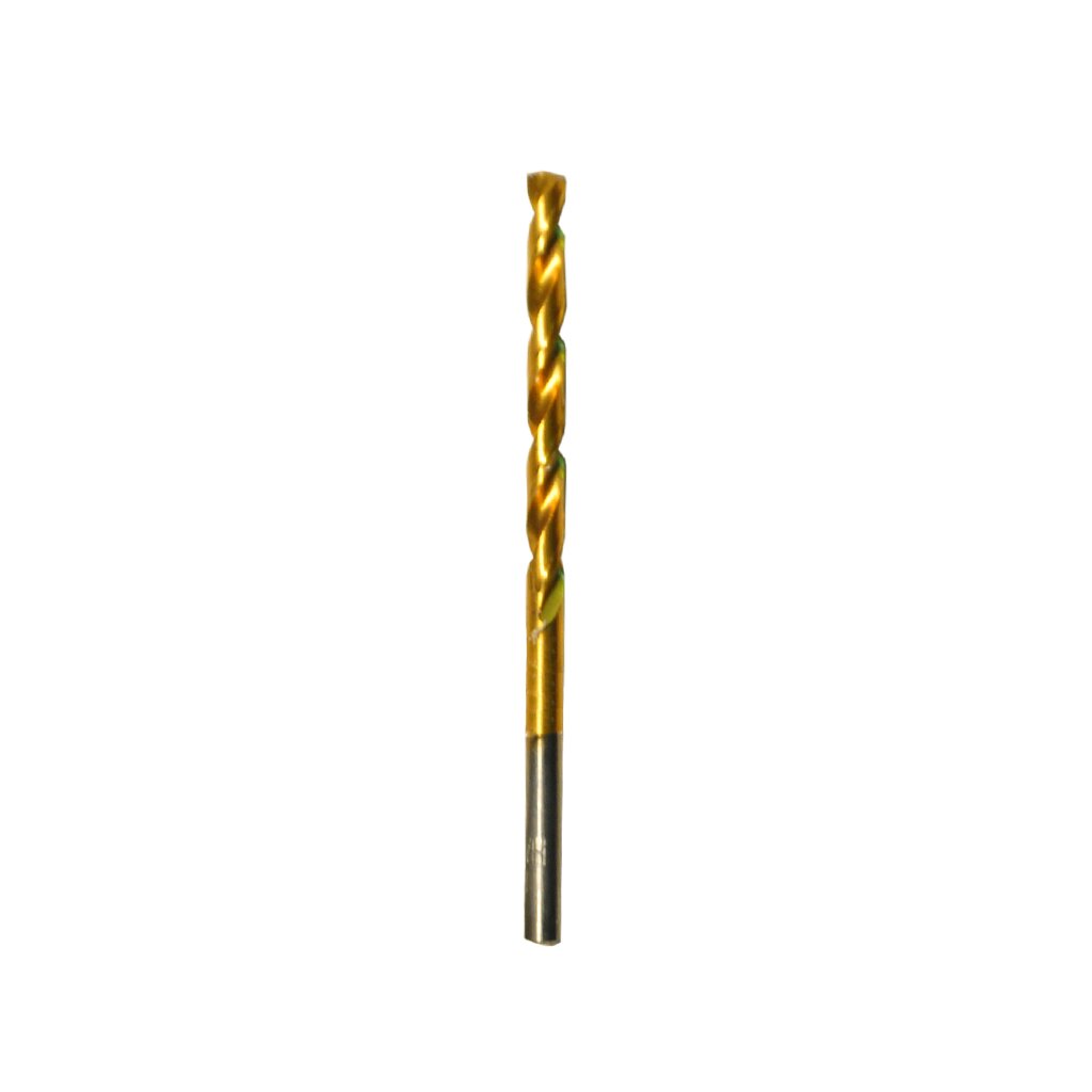 Сверло по металлу, с титановым покрытием, Haisser, диаметр 2 мм, HS111003 ножницы по металлу пряморежущие 270 мм двухкомпонентная ручка gross piranha 78329