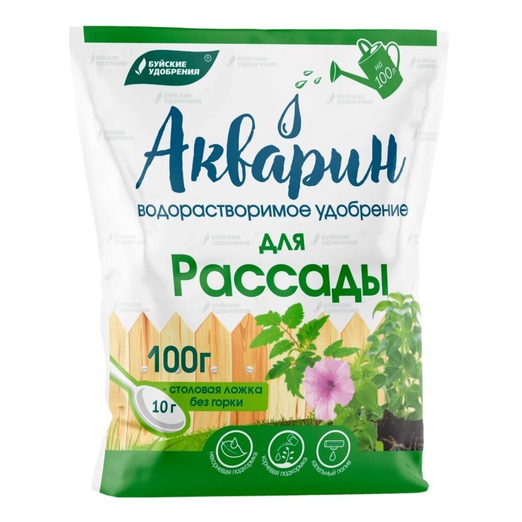 Удобрение Акварин, для рассады, 100 г, БХЗ