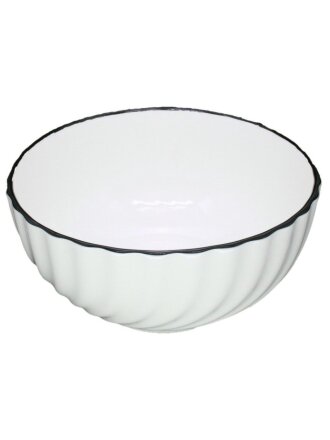Салатник фарфор, круглый, 20х9 см, 1.6 л, Зефир, МФК, MFK21130