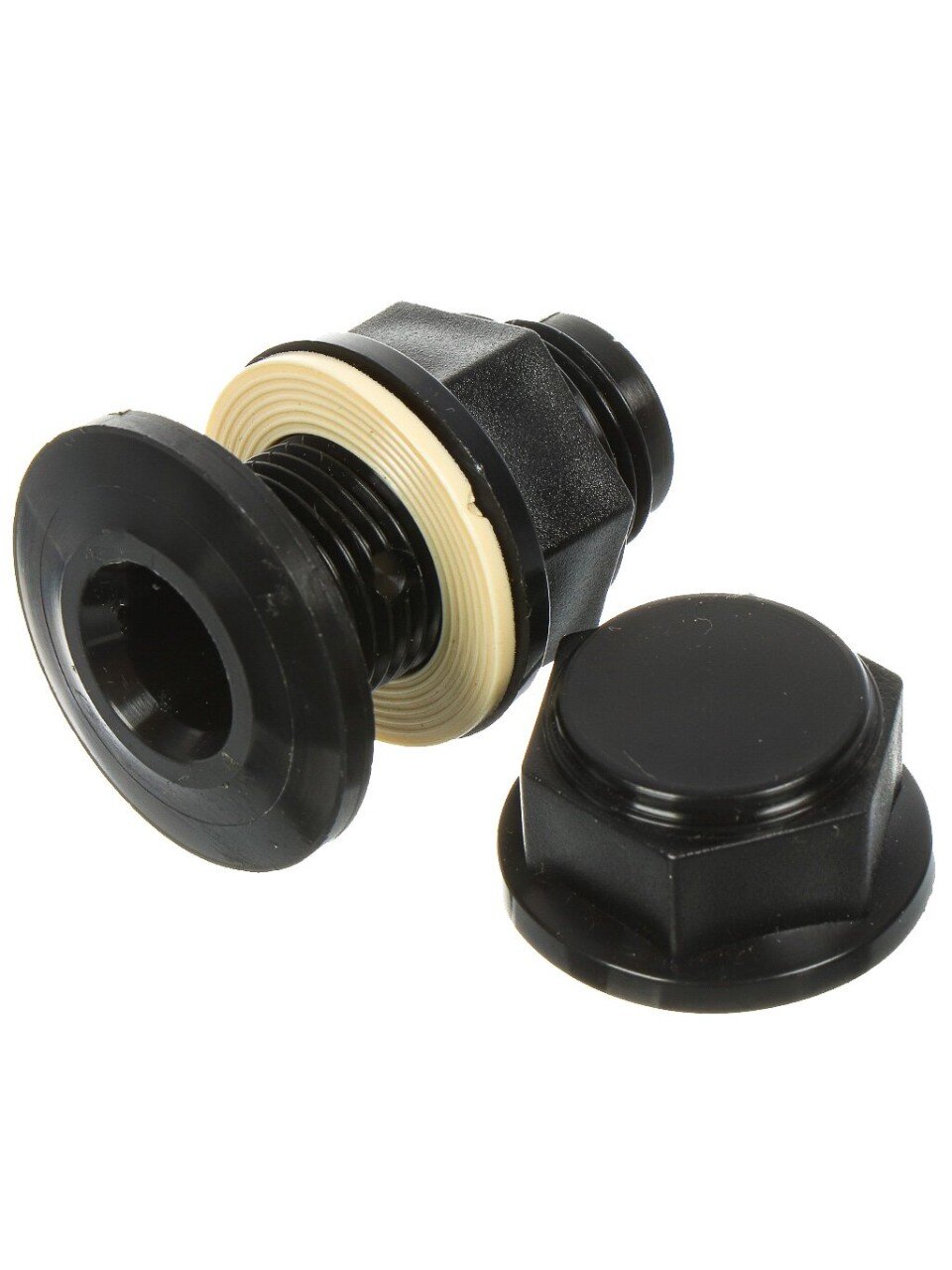 Отвод из бака 53х37.5 мм, пластик, Исток, ОБ-15Н