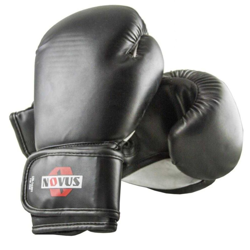 Перчатки боксерские Novus 10 унций размер S/M черный, LTB-16301, 00-00000670