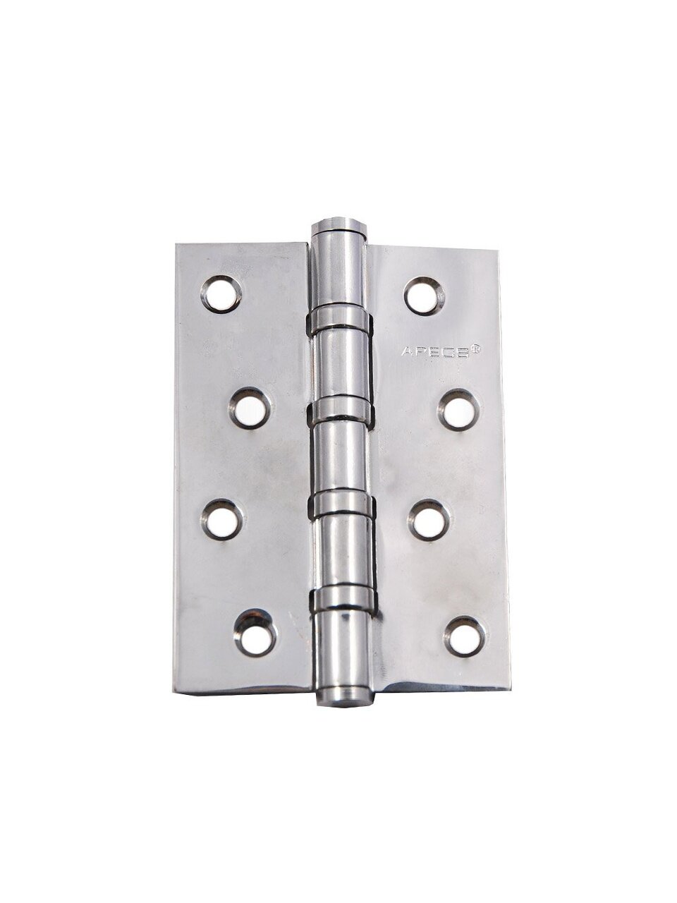 Петля врезная для деревянных дверей, Apecs, 100х70х3 мм, B4-Steel-CR, 13730, универсальный, с 4 подшипниками, хром