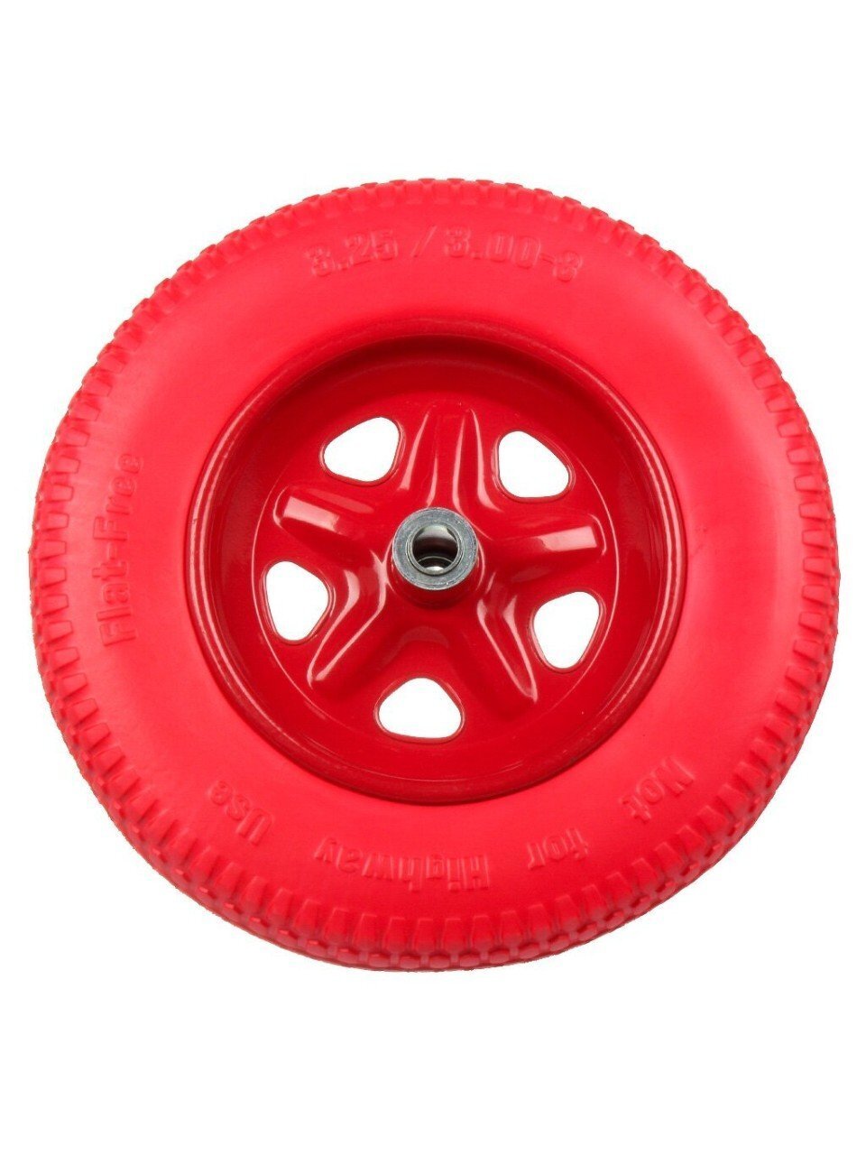 Колесо полиуретан PU, D 85, 3.25-3.00-8, втулка D20 мм