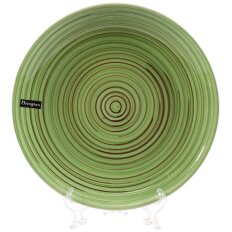 Тарелка обеденная, керамика, 27 см, круглая, Аэрография Полевая трава, Elrington, 139-27017