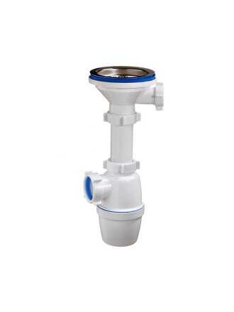 Сифон для мойки, 3" 1/2х40, с выпуском, Orio, А-4027