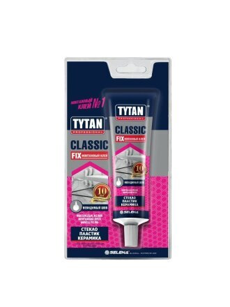 Жидкие гвозди Tytan, Classic Fix, 100 мл, универсальные, бесцветные, 00388