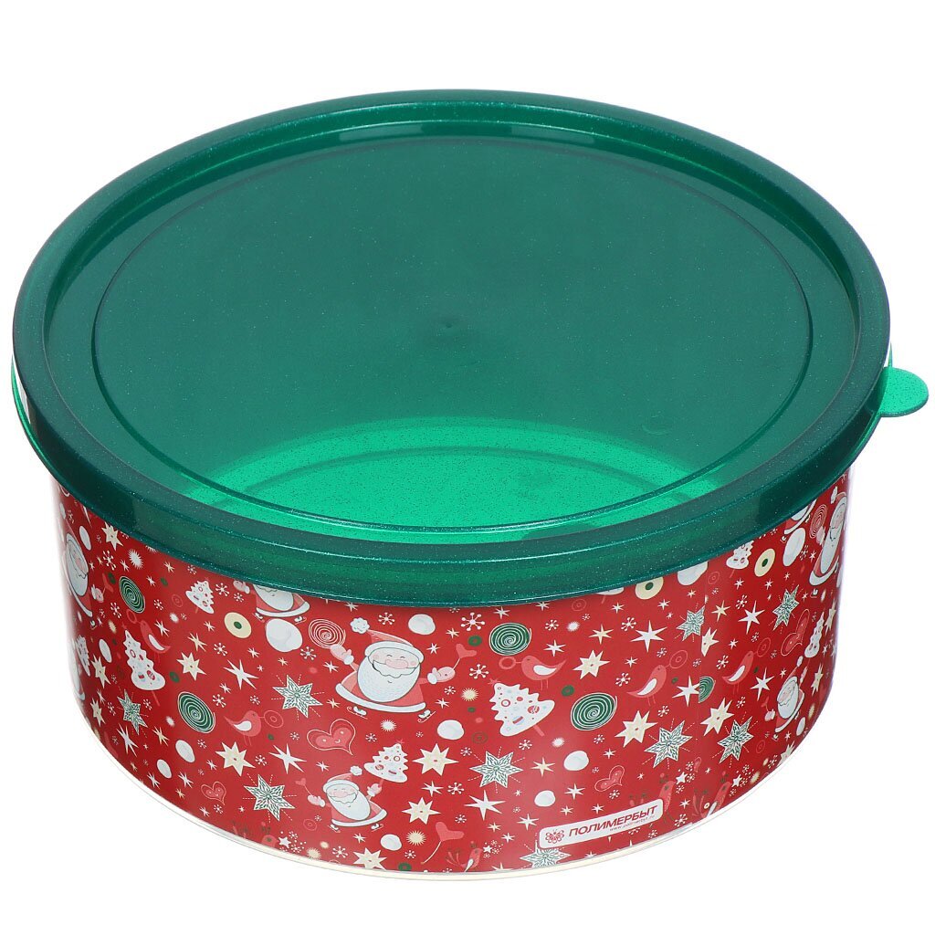 Конт д/СВЧ кругл 2,6л Кристмас С51851