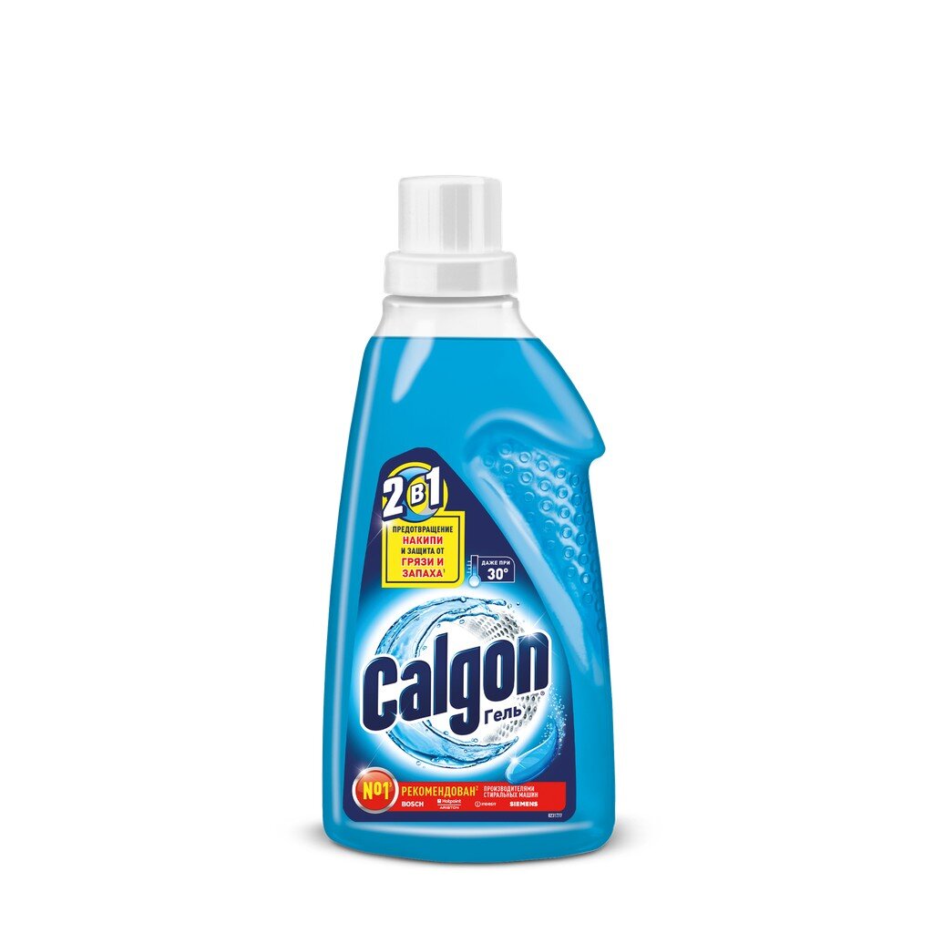 Чистящее средство Calgon, 2в1, для cмягчения воды и предотвращения образования накипи, гель, 750 мл