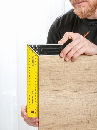 Угольник 250 мм, металл, Bartex, R-250