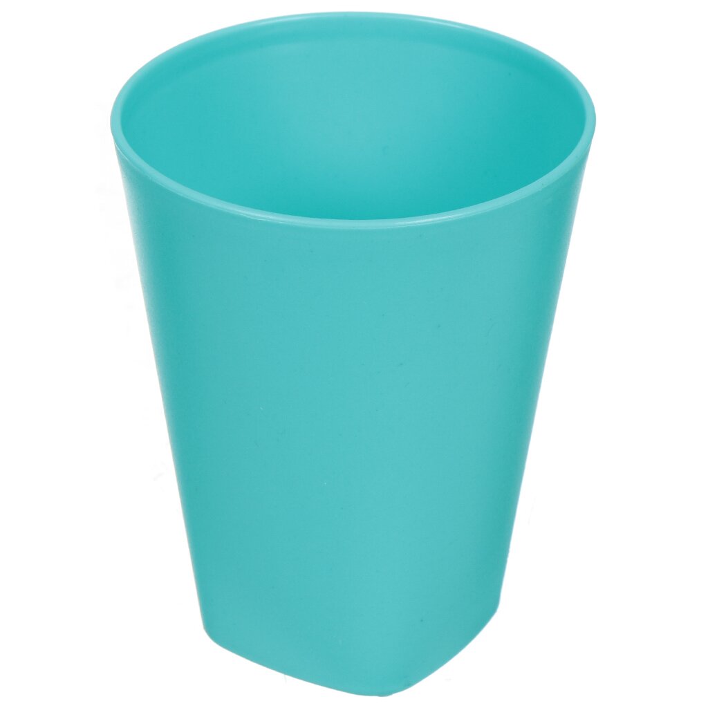 Стакан 330 мл, пластик, Berossi, Funny, бирюзовый, ИК 07437000 стакан для пишущих принадлежностей base пластик синий