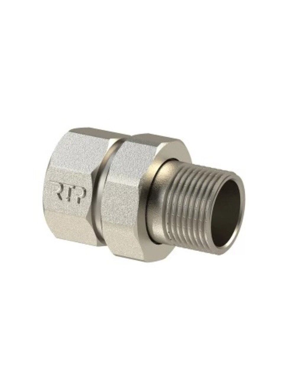 Американка 1&amp;quot;, г-ш, никель, прямая, индивидуальная упаковка, РосТурПласт