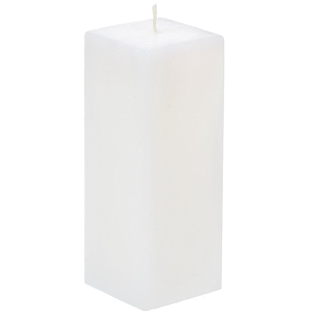 Свеча декоративная, квадратная, белая, Н-150, 1382110100