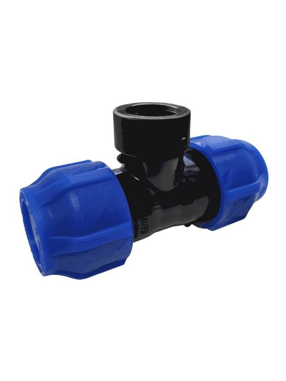 ПНД тройник d63х1&amp;quot;, внутренняя резьба, переходной, Valfex