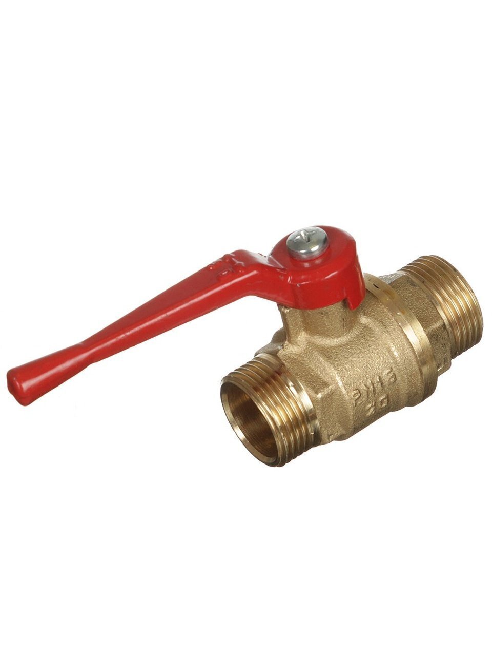 Кран для воды, 3/4&amp;quot;, ш-ш, латунь, ручка, DN 20, БАЗ